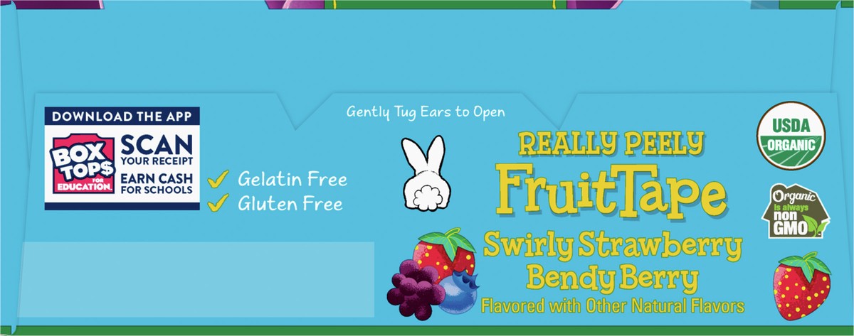 slide 7 of 9, Annie's Organic Fruit Tape, Swirly Strawberry and Bendy Berry Flavors, Variety Pack, 12 Rolls, 9 oz, 11 oz