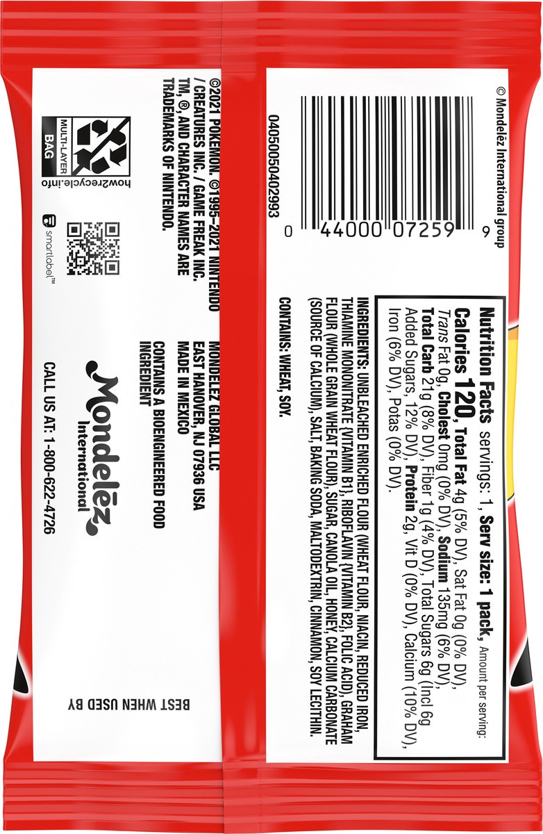 slide 6 of 9, Nabisco MONDELEZ GLOBAL LLC (SNACKS US) OREO MUPs - POUCH B - 1oz POKEMON COOKIES - 12ct - 044000072599 Art Release 1z English, 1 oz