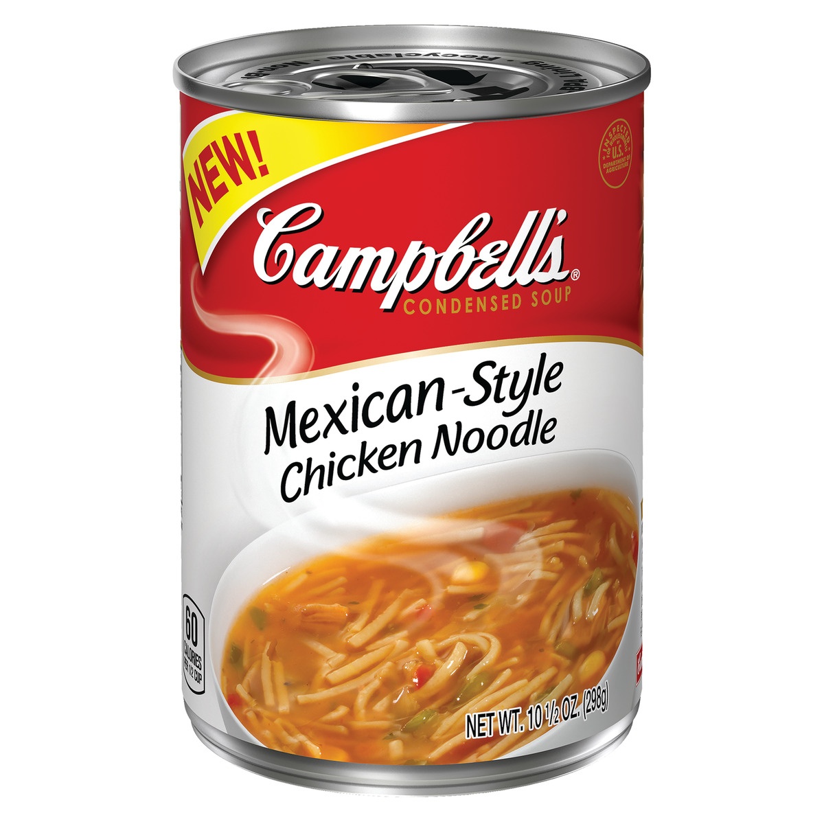 slide 1 of 1, Campbell's Condensed Mexican-Style Chicken Noodle Soup, 10.5 oz
