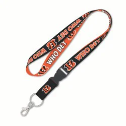 Cincinnati Bengals Slogan Lanyard