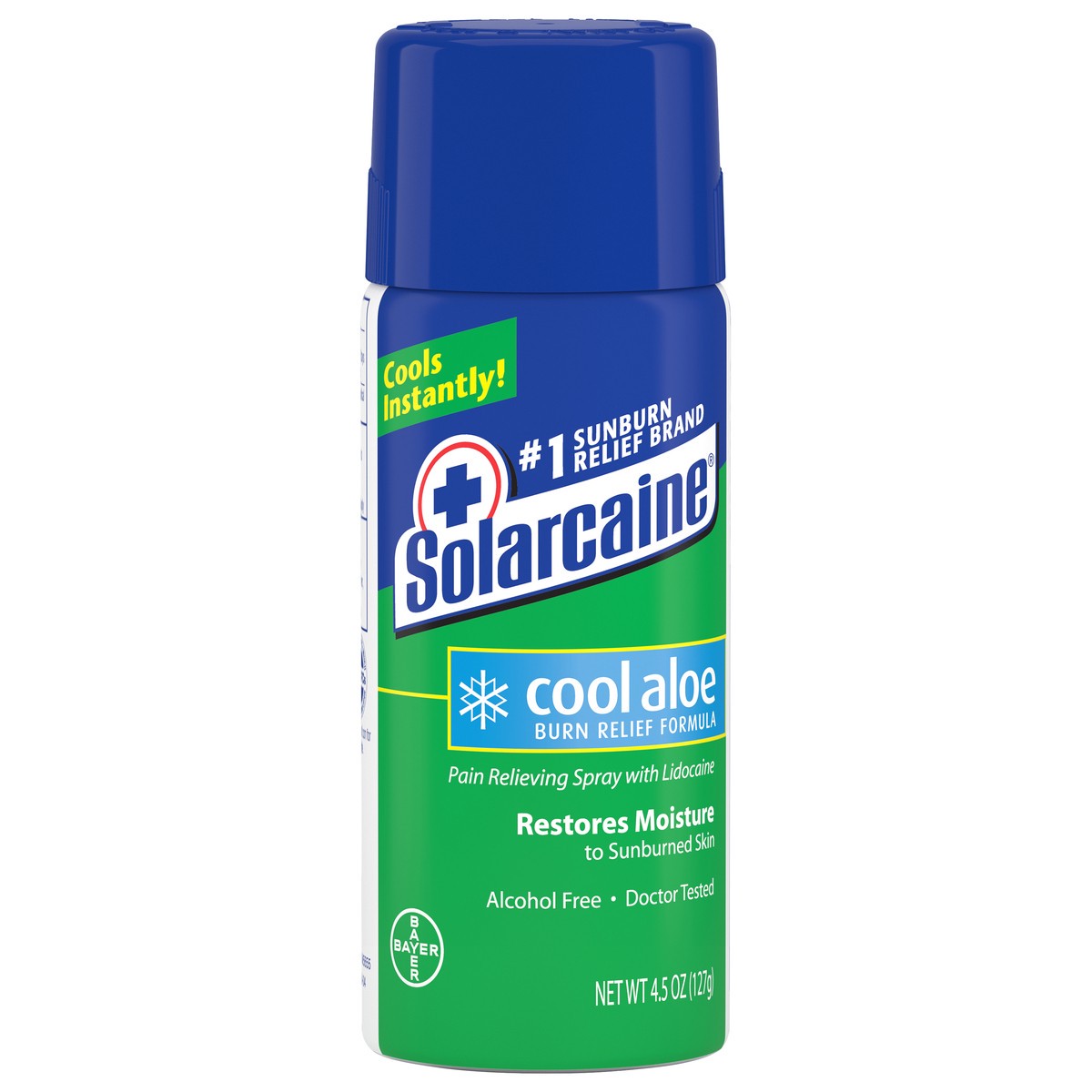 slide 2 of 8, Solarcaine Cool Aloe Burn Relief Spray 4.5 oz Aerosol, 4.5 oz