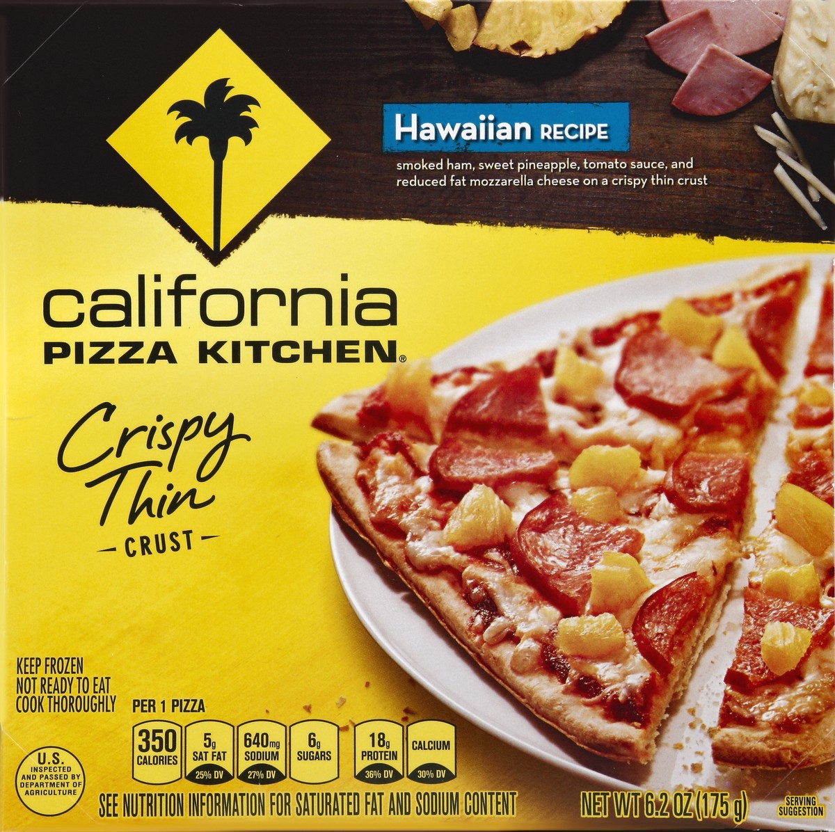 slide 4 of 4, California Pizza Kitchen Hawaiian Crispy Thin Crust, 6.2 oz