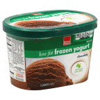 slide 1 of 1, Harris Teeter Premium Frozen Yogurt - Chocolate, 48 oz