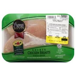 Empire Kosher Chicken, Boneless Skinless, Breasts