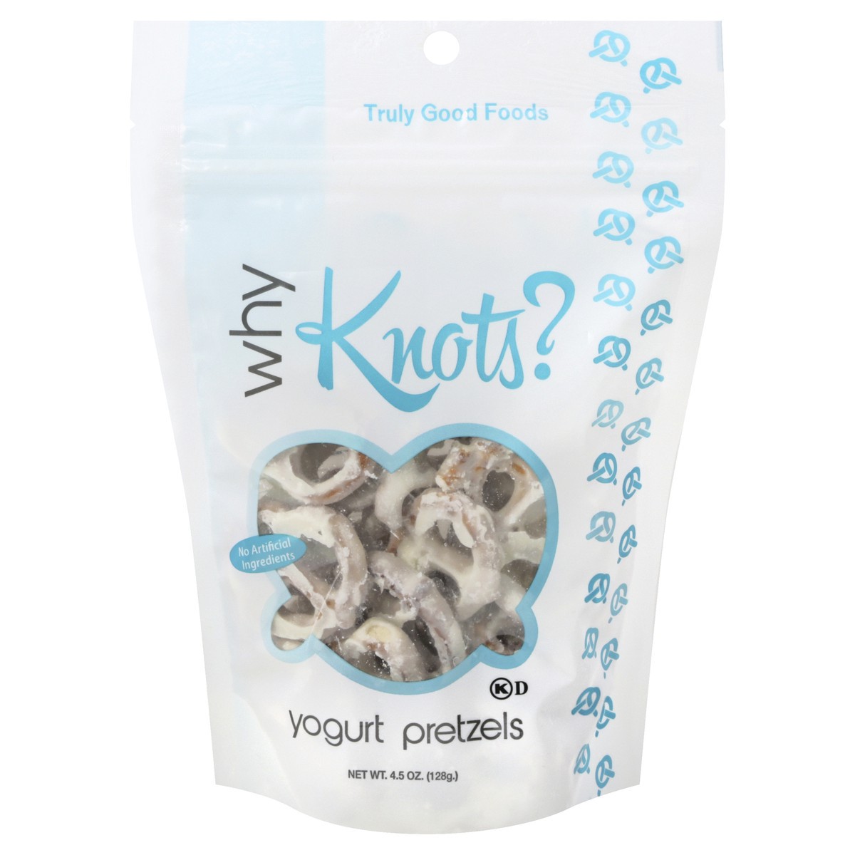 slide 1 of 11, Truly Good Foods Yogurt Covered Pretzels, 4.5 oz