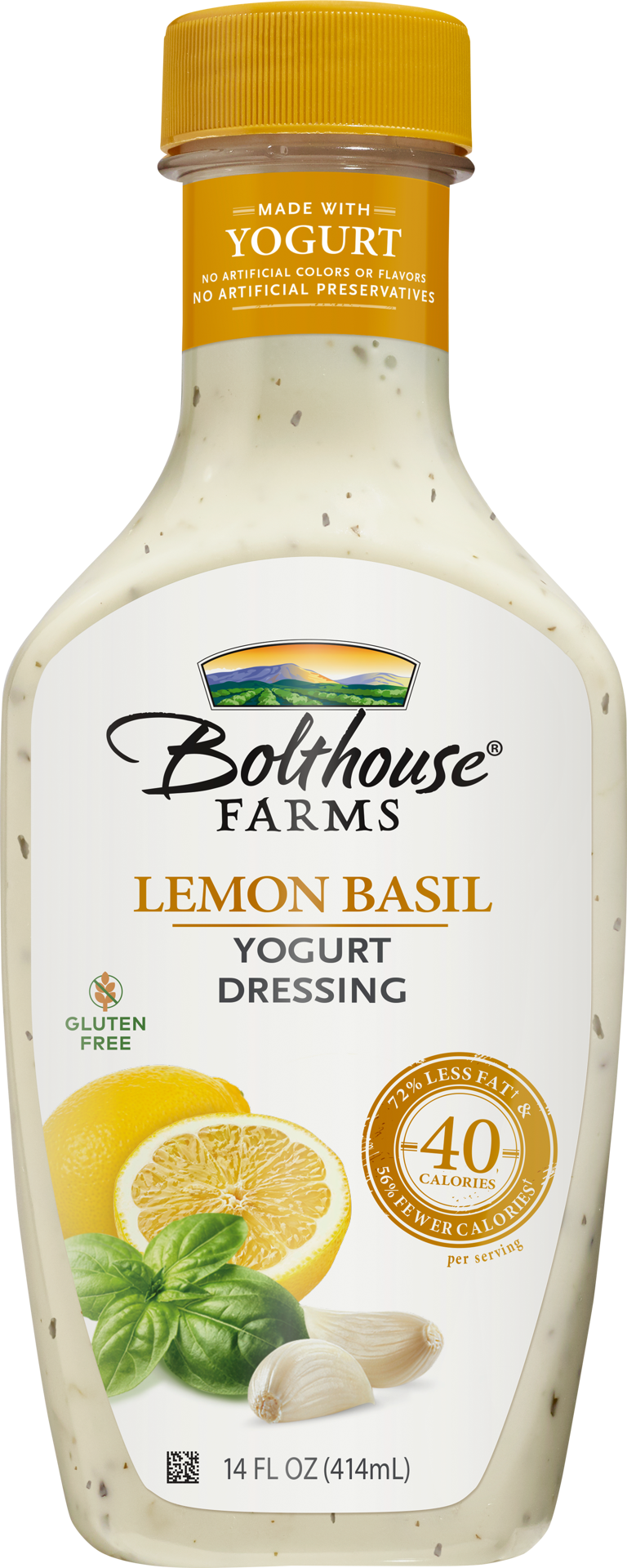 slide 1 of 5, Bolthouse Farms Lemon Basil Dressing, Yogurt Dressing- 14 oz, 1 ct