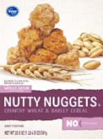 slide 1 of 1, Kroger Nutty Nuggets Crunchy Wheat & Barley Cereal, 20.5 oz