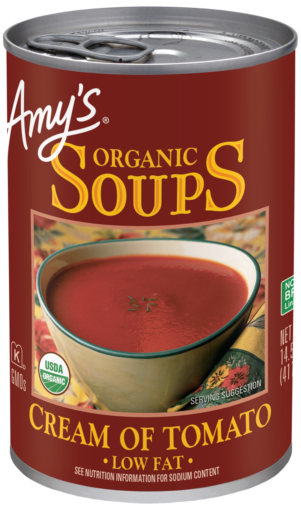 slide 1 of 9, Amy's Kitchen Cream of Tomato Soup, 14.5 oz