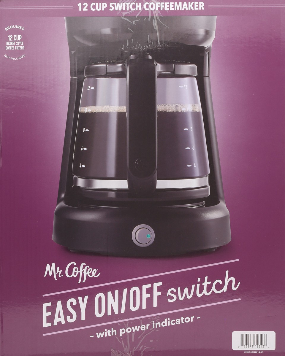 slide 4 of 12, Mr. Coffee 12 Cup Switch Coffeemaker 1 Each, 1 ct