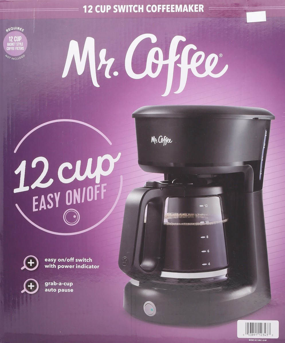 slide 11 of 12, Mr. Coffee 12 Cup Switch Coffeemaker 1 Each, 1 ct