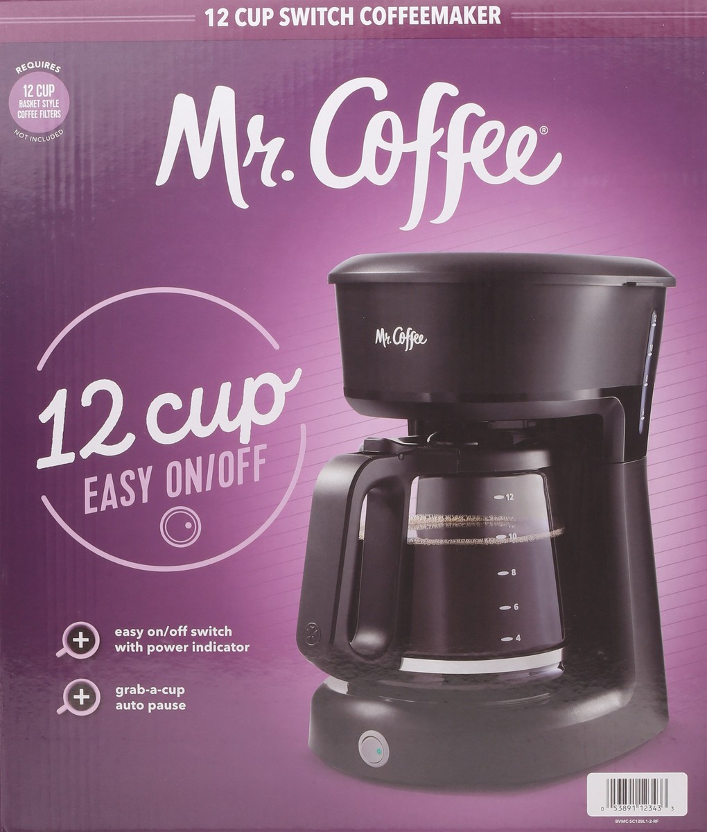 slide 12 of 12, Mr. Coffee 12 Cup Switch Coffeemaker 1 Each, 1 ct