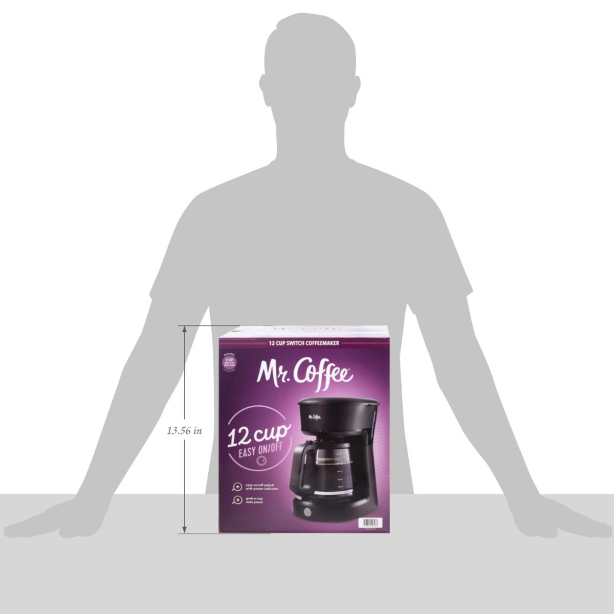 slide 3 of 12, Mr. Coffee 12 Cup Switch Coffeemaker 1 Each, 1 ct