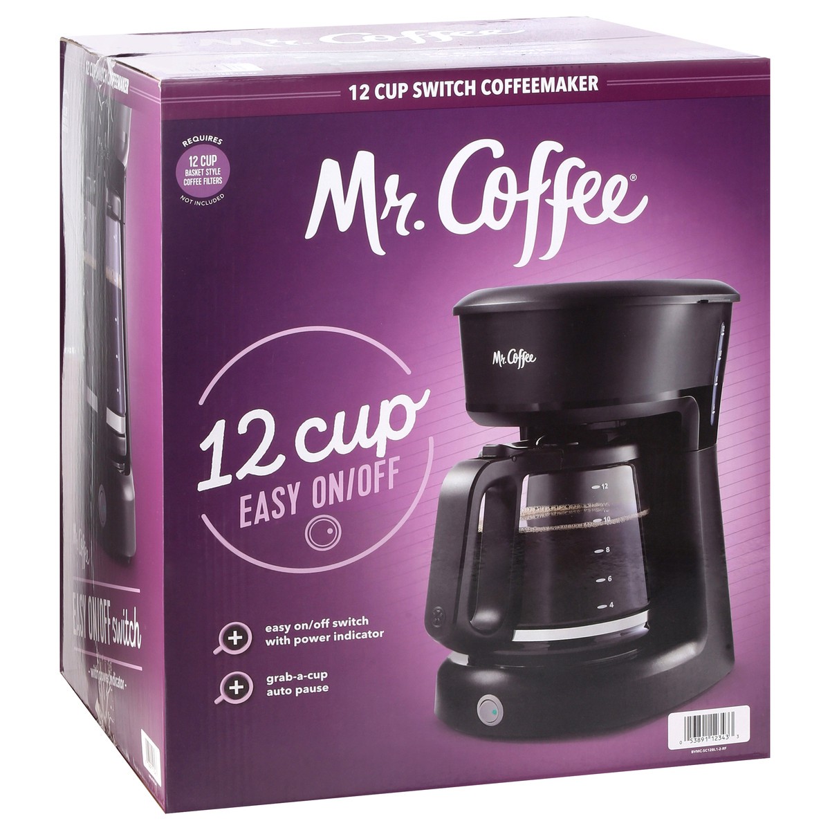 slide 7 of 12, Mr. Coffee 12 Cup Switch Coffeemaker 1 Each, 1 ct