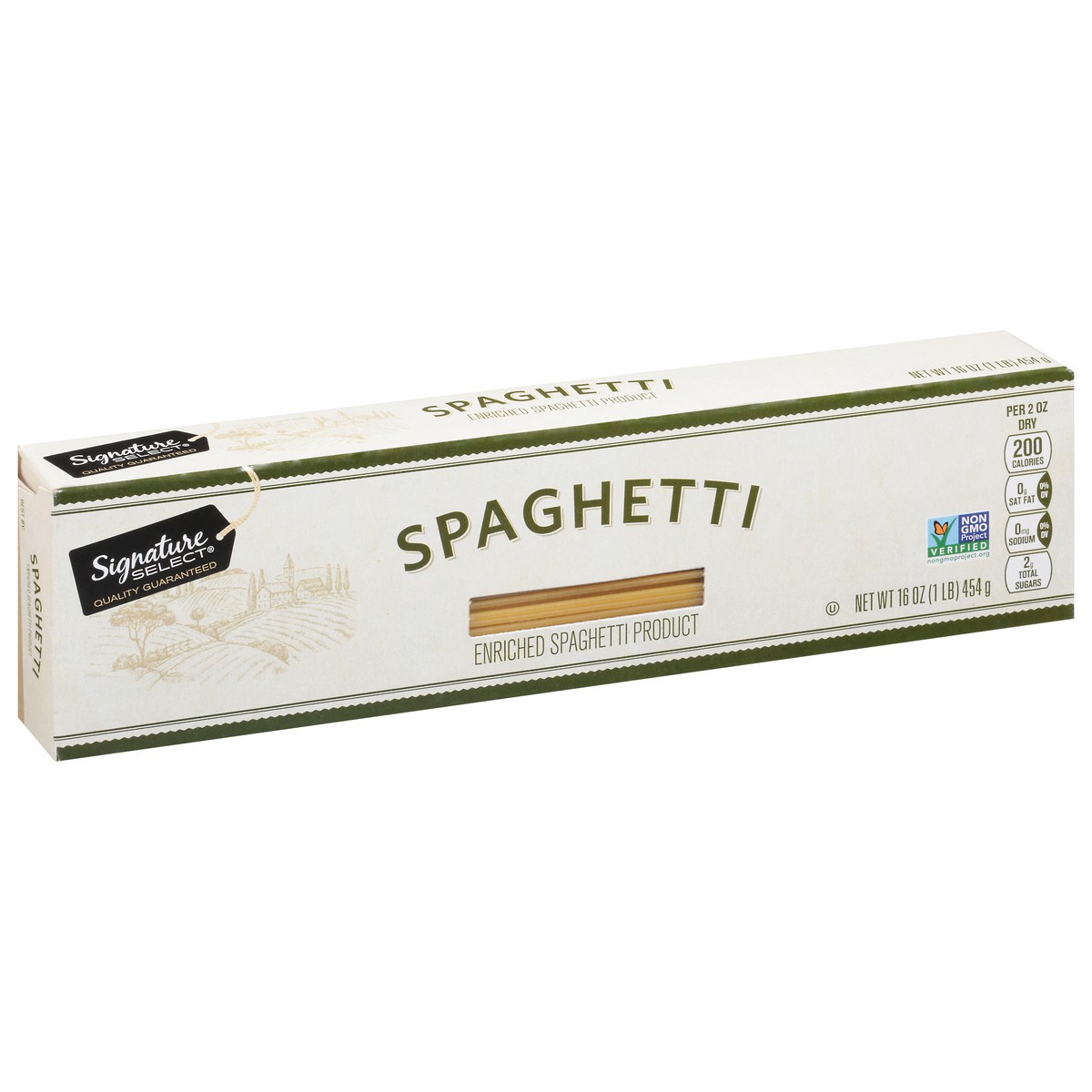 slide 9 of 9, Signature Select Spaghetti 16 oz, 16 oz