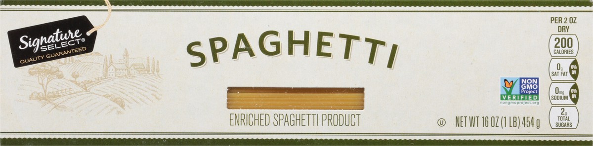 slide 5 of 9, Signature Select Spaghetti 16 oz, 16 oz