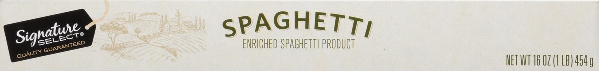 slide 6 of 9, Signature Select Spaghetti 16 oz, 16 oz