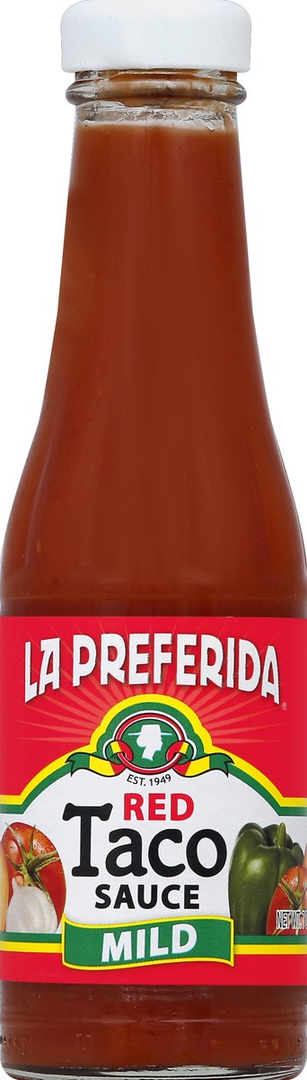 slide 2 of 2, La Preferida Red Taco Sauce - Mild, 7 oz