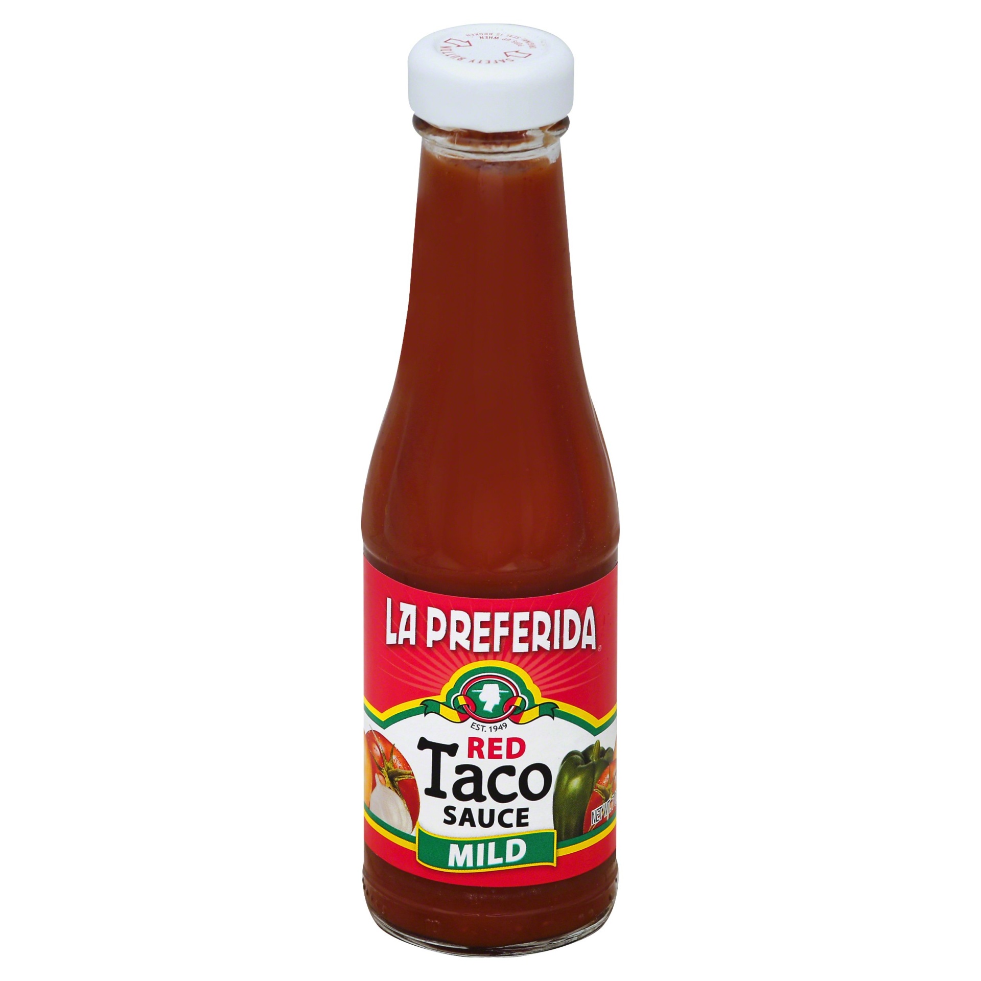 slide 1 of 2, La Preferida Red Taco Sauce - Mild, 7 oz