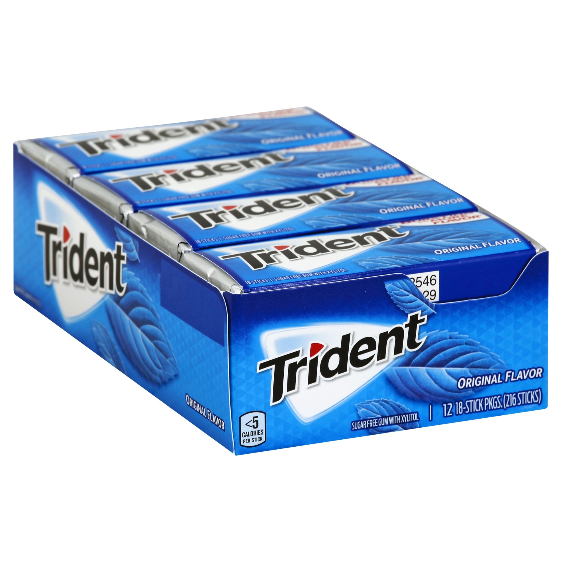 slide 1 of 1, Trident Value Pack Original Gum, 12 ct