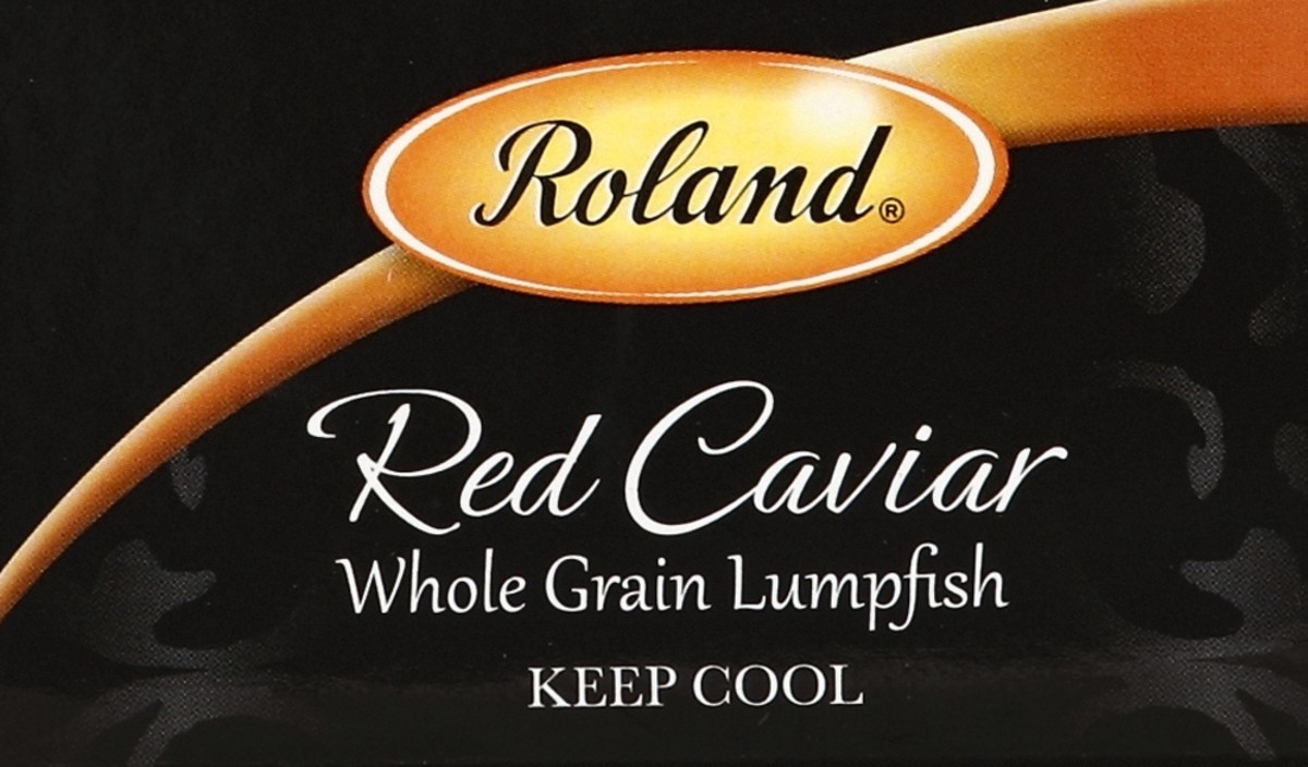 slide 3 of 4, Roland Whole Grain Lumpfish Red Caviar, 2 oz