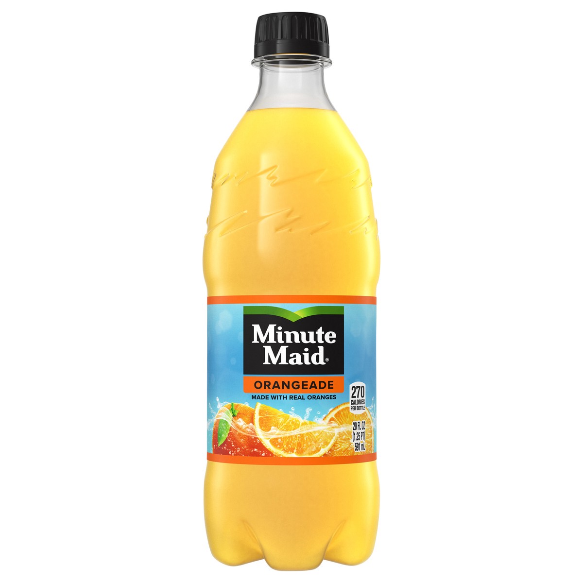 slide 1 of 4, Minute Maid Orangeade Bottle- 20 fl oz, 20 fl oz