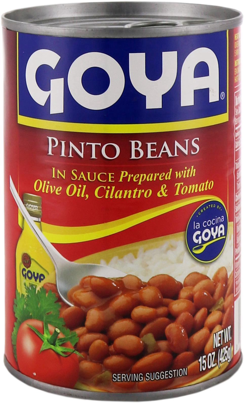 slide 1 of 1, Goya Pinto In Sauce Beans, 15 oz