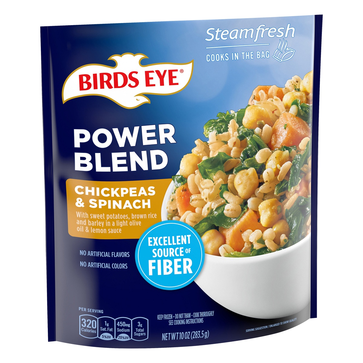 slide 2 of 10, Birds Eye Steamfresh Superfood Blends Chickpeas & Spinach, 10 oz