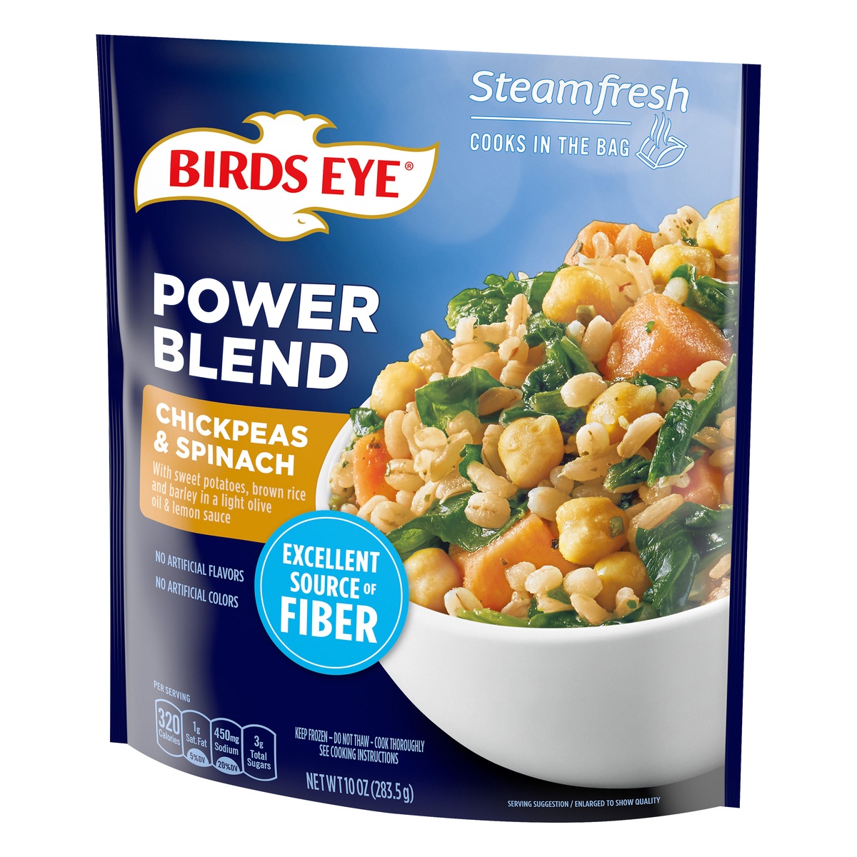 slide 3 of 10, Birds Eye Steamfresh Superfood Blends Chickpeas & Spinach, 10 oz
