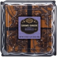 slide 1 of 1, Private Selection Caramel Ganache Decadent Brownies, 17.28 oz