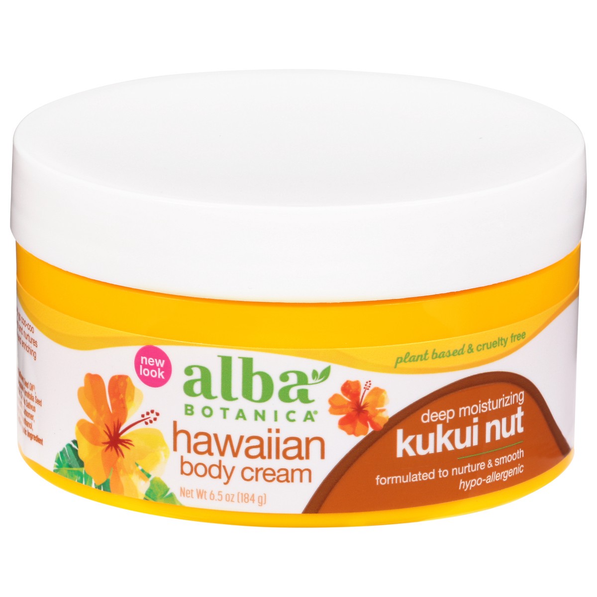 slide 8 of 8, Alba Botanica Hawaiian Kukui Nut Body Cream, 6.5 oz