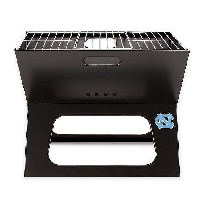 slide 1 of 3, NCAA X-Grill University of North Carolina Folding Portable Grill, 1 ct