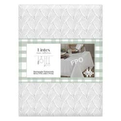 Lintex Home Collection Rectangle Anais Tablecloth - White