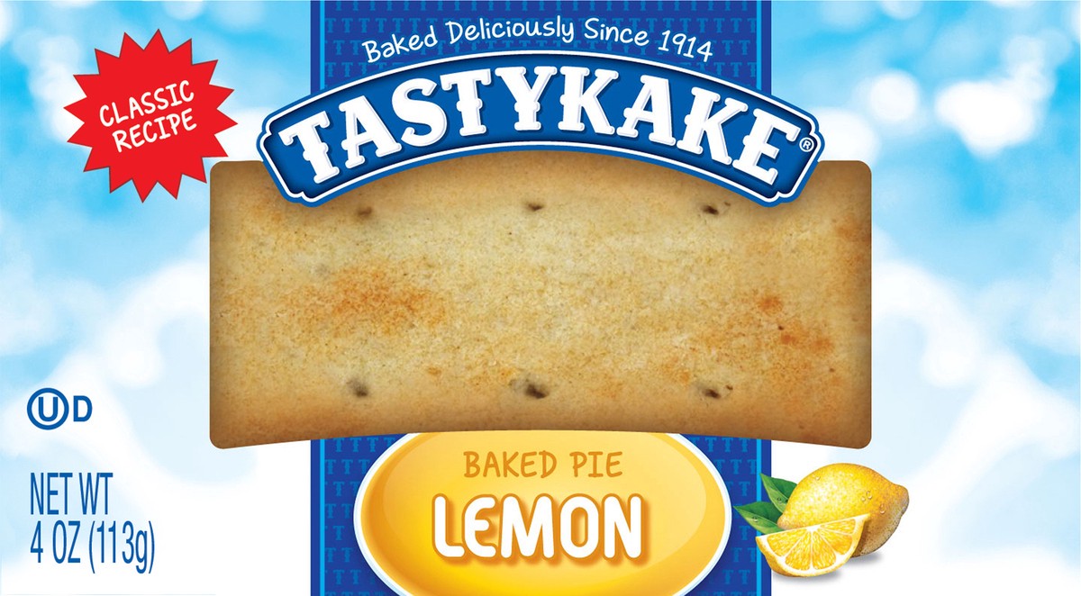 slide 9 of 11, Tastykake® Lemon Baked Pie 4 oz. Box, 4 oz