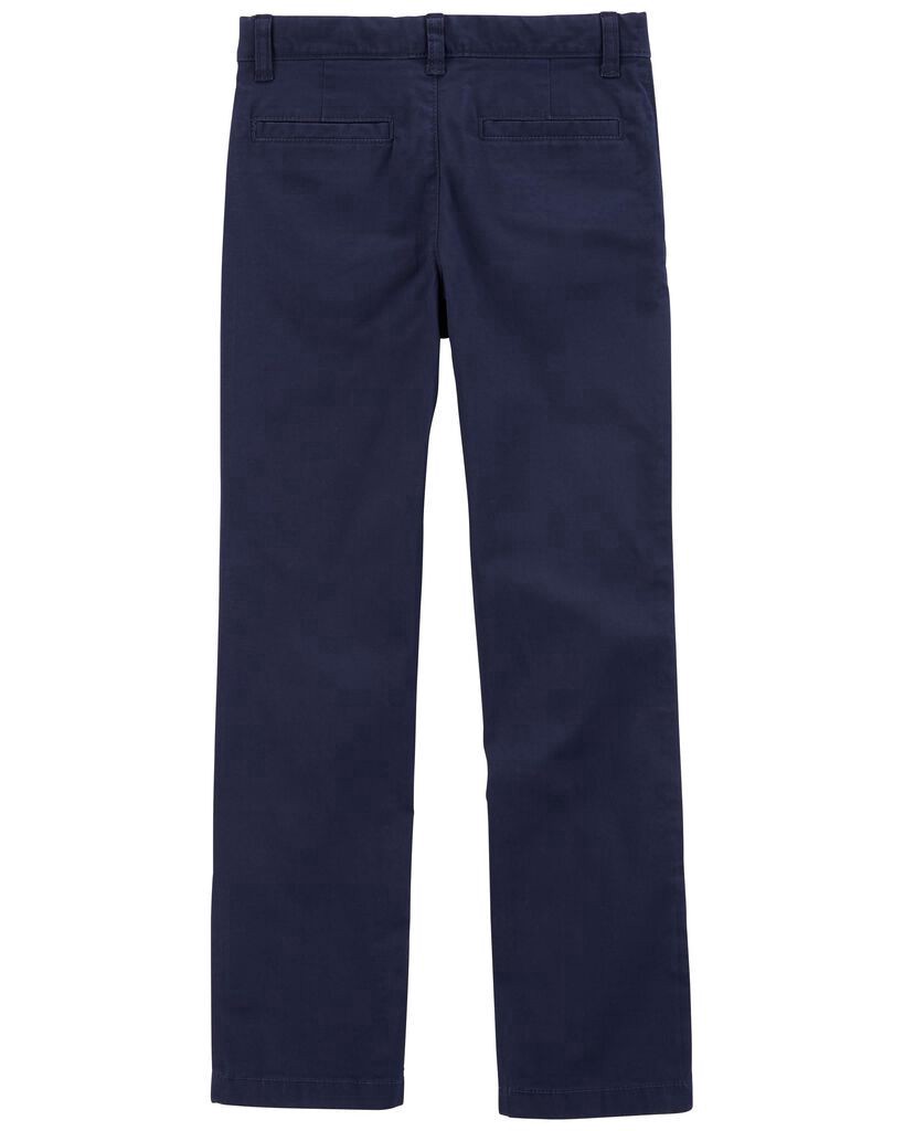slide 2 of 3, Carter's Carters Kid Flat-Front Pants Navy 12, 1 ct