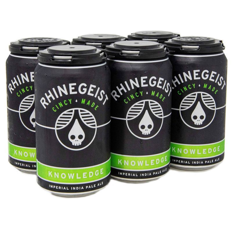 slide 2 of 2, Rhinegeist Knowledge Imperial IPA Beer - 6pk/12 fl oz Cans, 6 ct; 12 fl oz