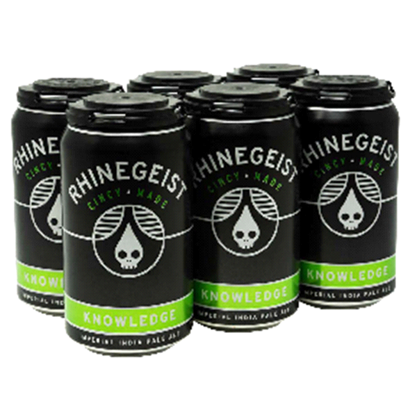 Rhinegeist Knowledge Imperial IPA Beer 6pk/12 fl oz Cans 6 ct; 12 fl