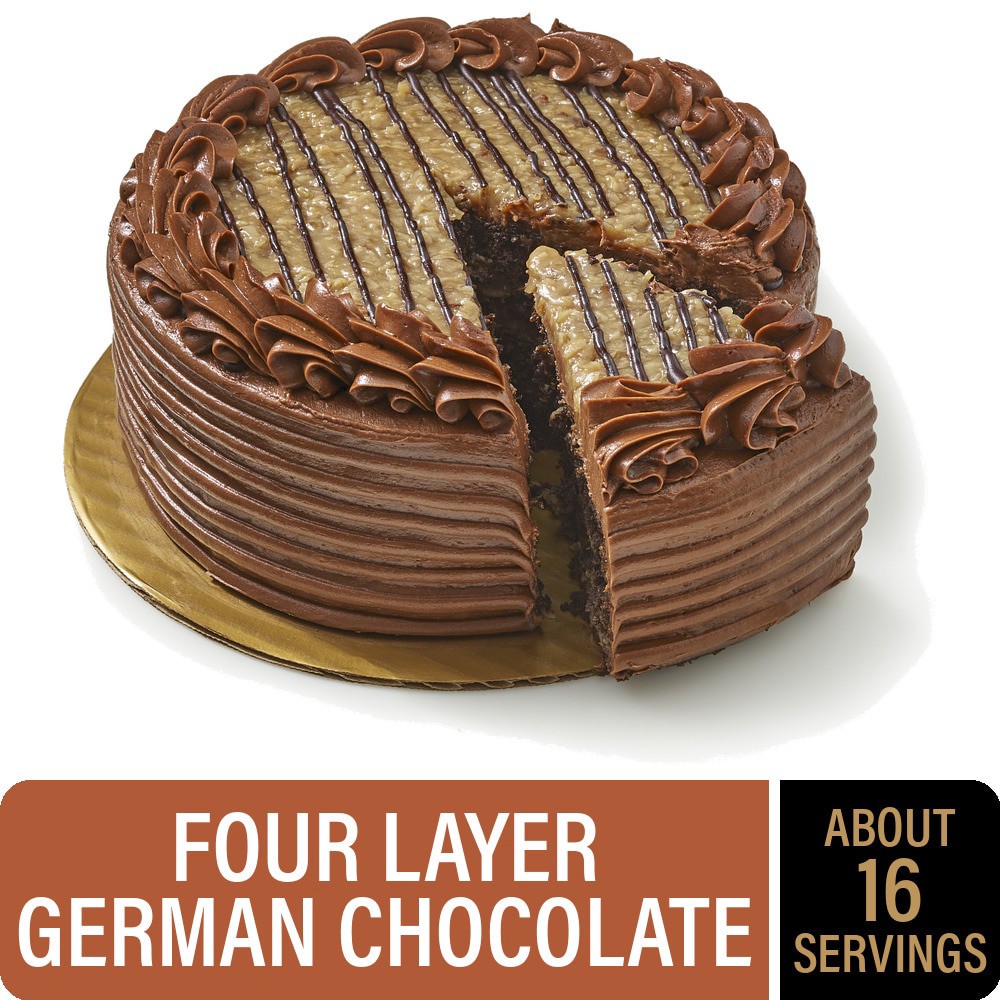 slide 1 of 5, Private Selection® German Chocolate Four Layer Cake, 65 ounce (serves 16)