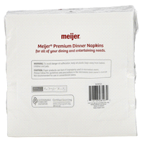 slide 3 of 5, Meijer Premium 3-Ply Dinner Napkins, 40 ct