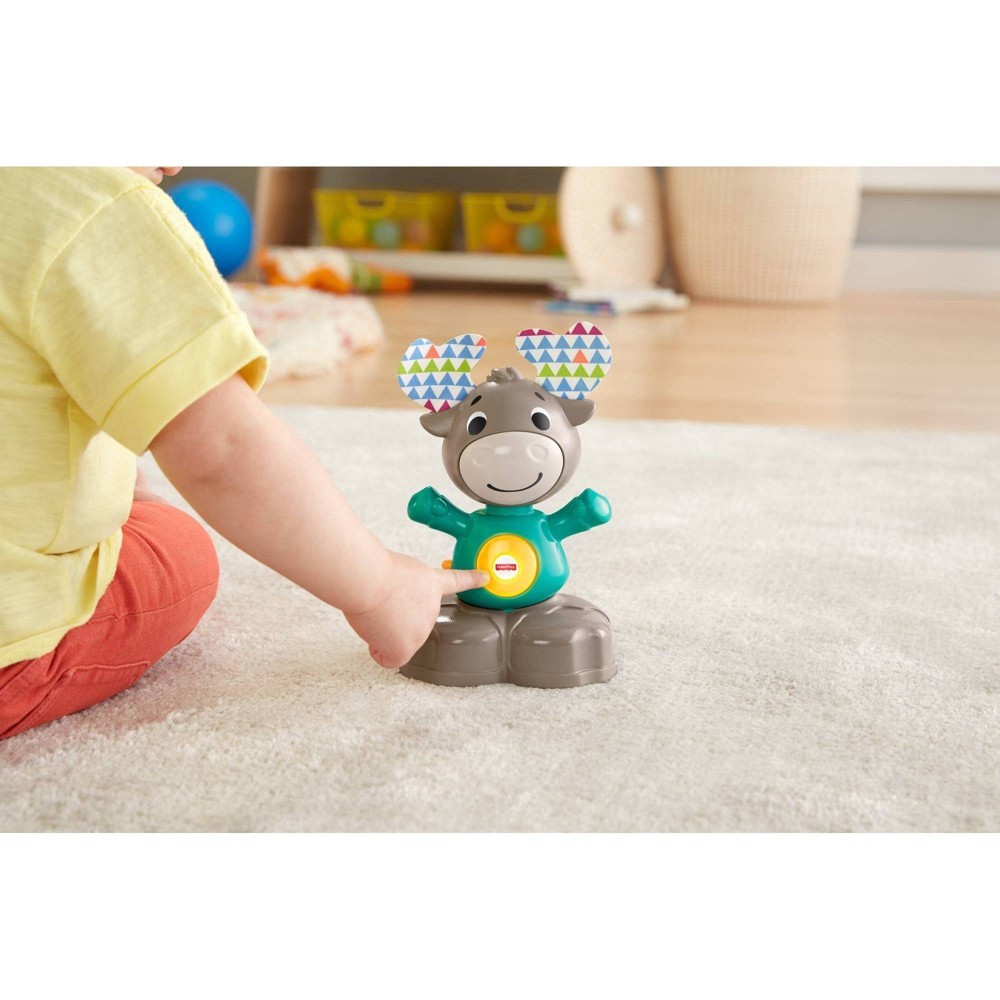 slide 6 of 10, Fisher-Price Linkimals Musical Moose, 1 ct