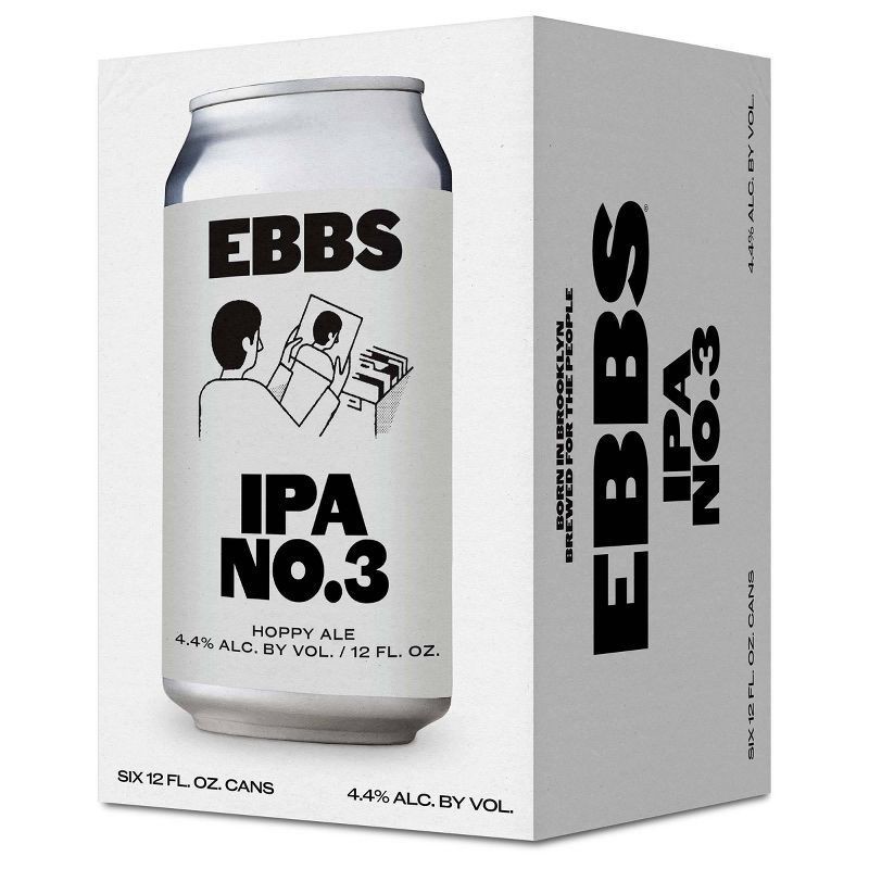 slide 1 of 3, EBBS Brewing IPA - 6pk/12 fl oz Cans, 72 oz