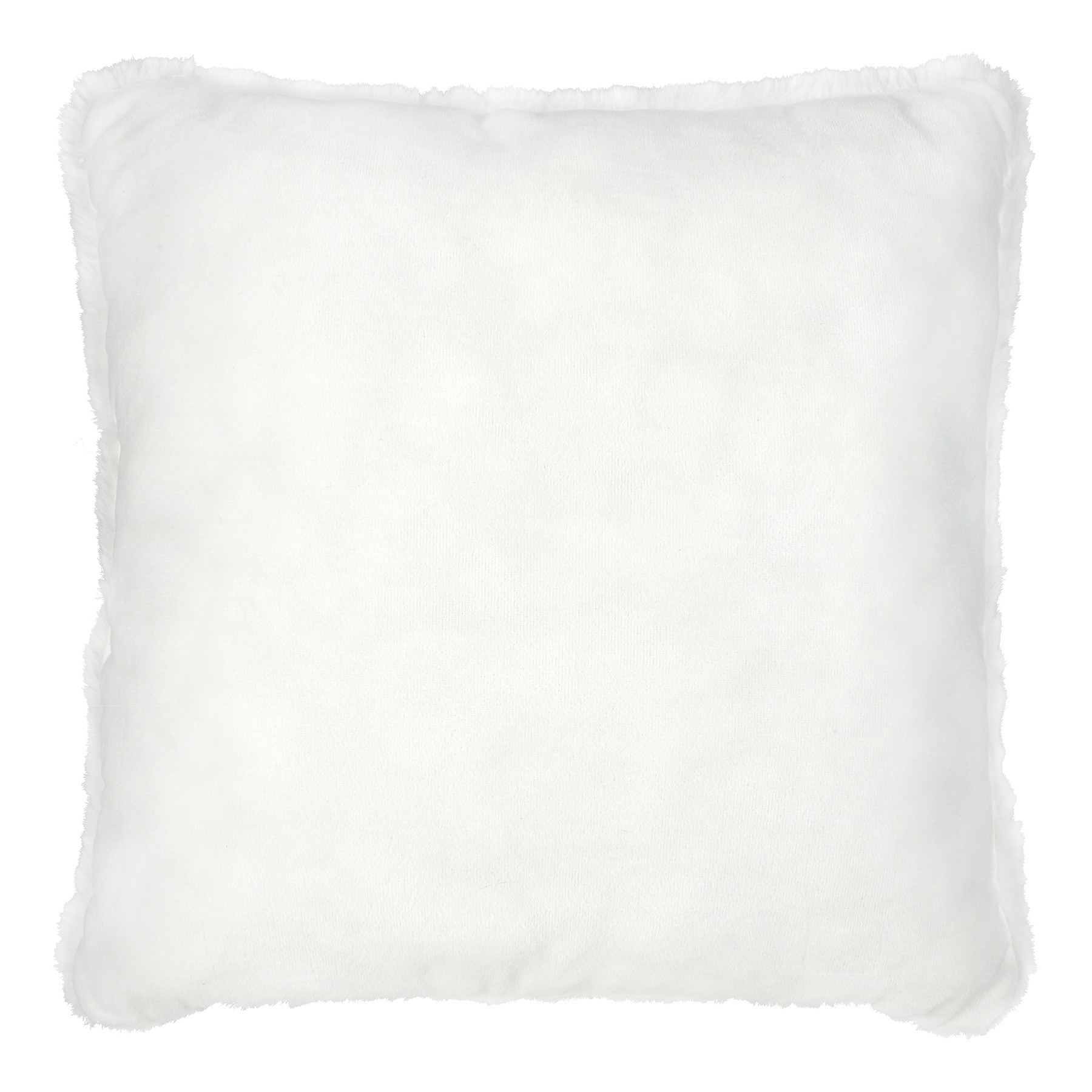 slide 2 of 2, 16" White Faux Fur Throw Pillow By Ashland, 16 in x 16 in