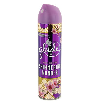 slide 1 of 1, Glade Spray Plum Blossom Shimmering Wonder, 8 oz