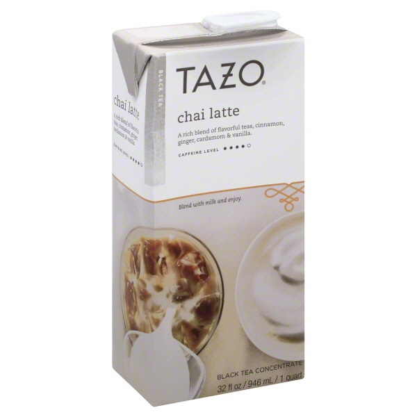 slide 1 of 1, Tazo Chai Classic Latte Concentrate, 32 oz