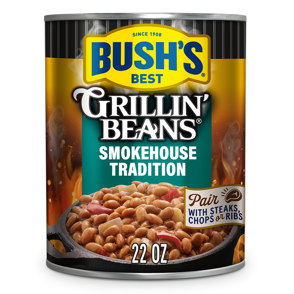 slide 1 of 5, Bush's Best Bush's Smokehouse Tradition Grillin' Beans 22 oz, 22 oz