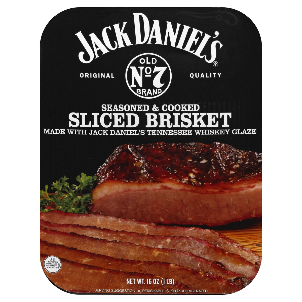 slide 1 of 6, Jack Daniel's Sliced Brisket, 16 oz