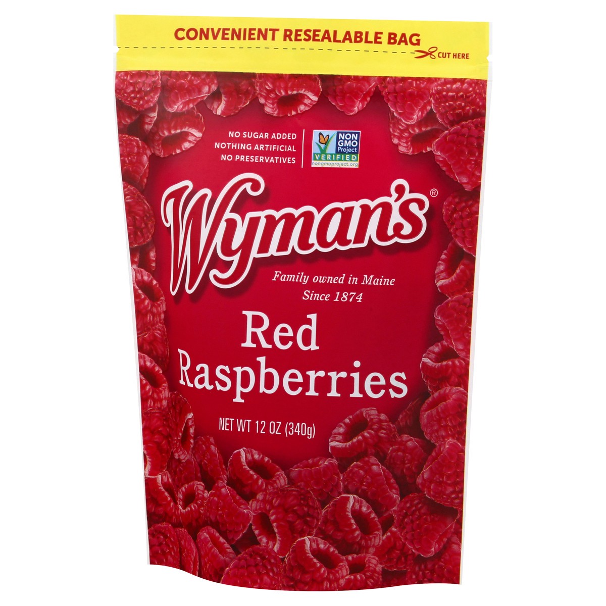 slide 5 of 12, Wyman's Red Raspberries 12 oz, 12 oz