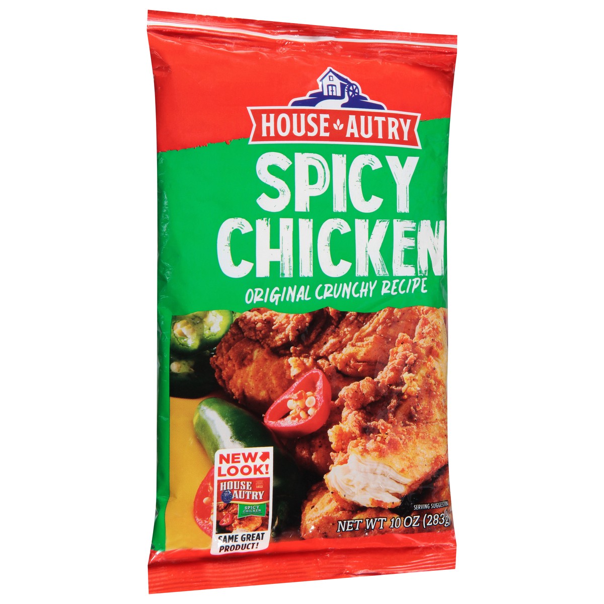 slide 12 of 12, House-Autry Original Crunchy Recipe Spicy Chicken 10 oz, 10 oz