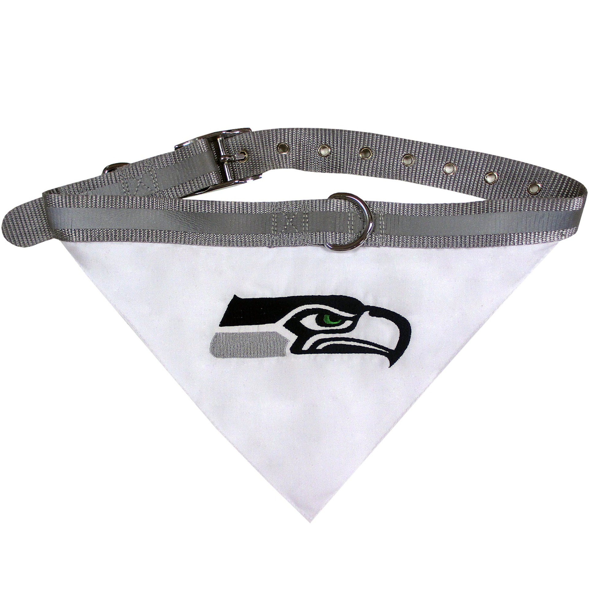 slide 1 of 1, Pets First Seattle Seahawks Collar Bandana, SM