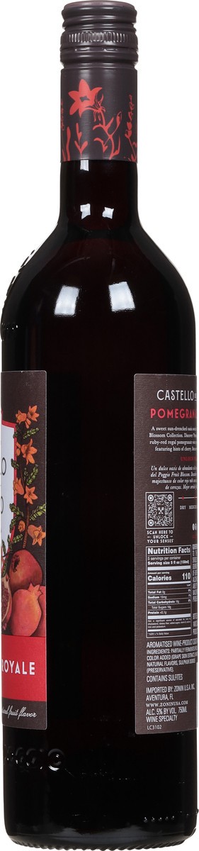 slide 11 of 14, Castello del Poggio Pomegranate Royale Wine 750 ml, 750 ml