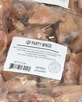 slide 1 of 1, Best Buy Iqf Chicken Party Wings, 5 lb